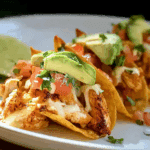 Honey Lime Chicken & Avocado Nacho Wonton Tacos