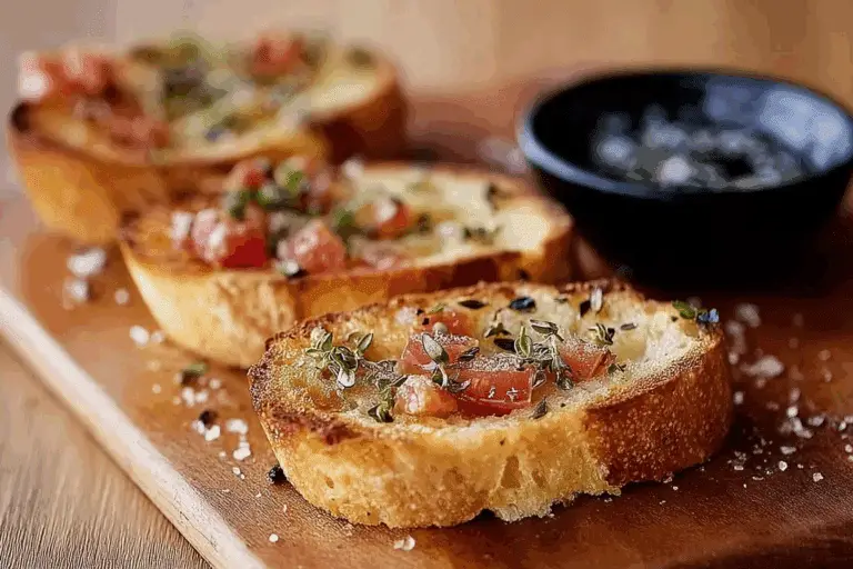 Olive Oil and Thyme Crostini