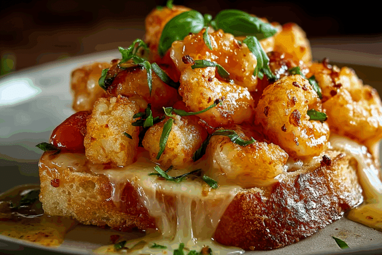 Tater Tot Pizza Casserole