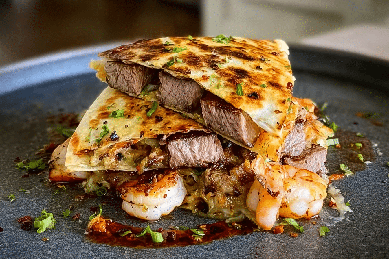Steak & Shrimp Quesadilla