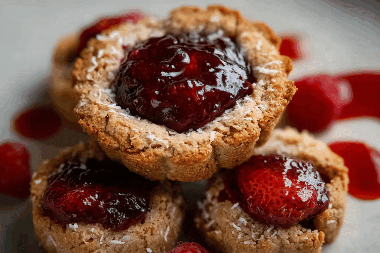 Jammy Coconut Thumbprint Tartlets: Just Like Ouma Made