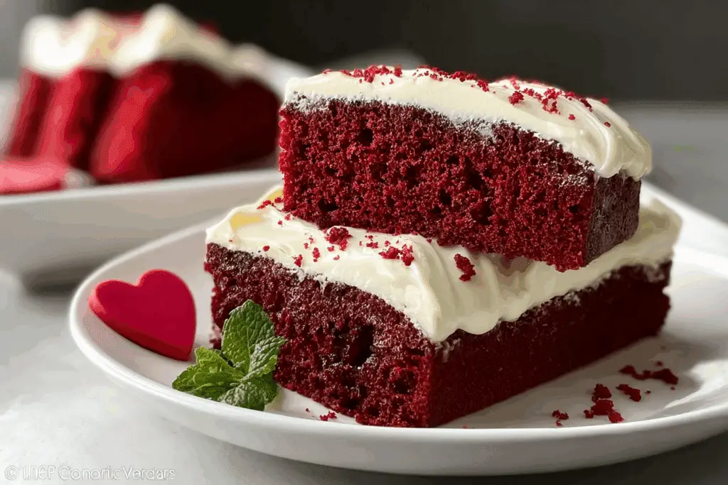 Red Velvet Pound Cake with Cream Cheese Frosting