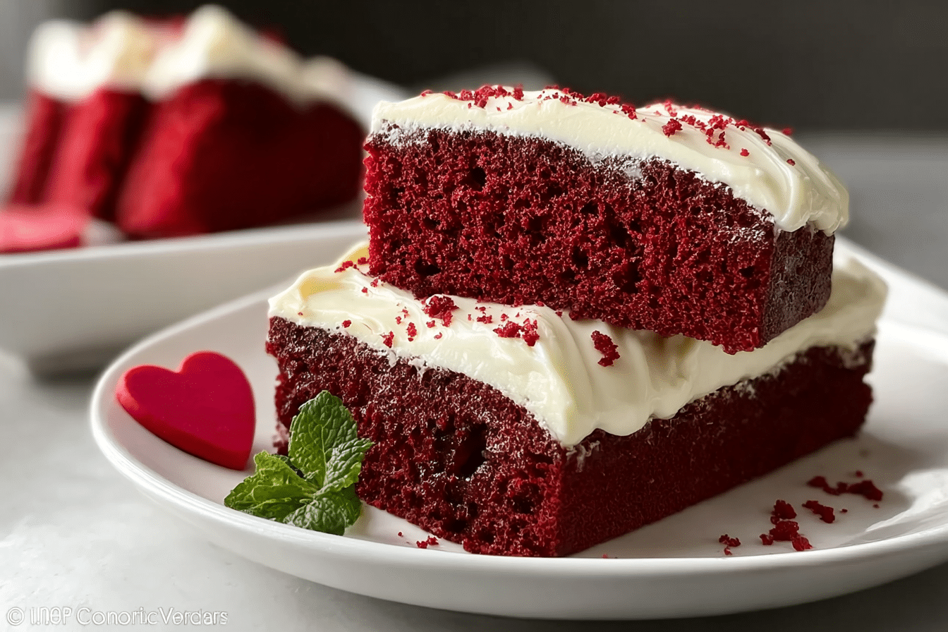 Red Velvet Pound Cake with Cream Cheese Frosting