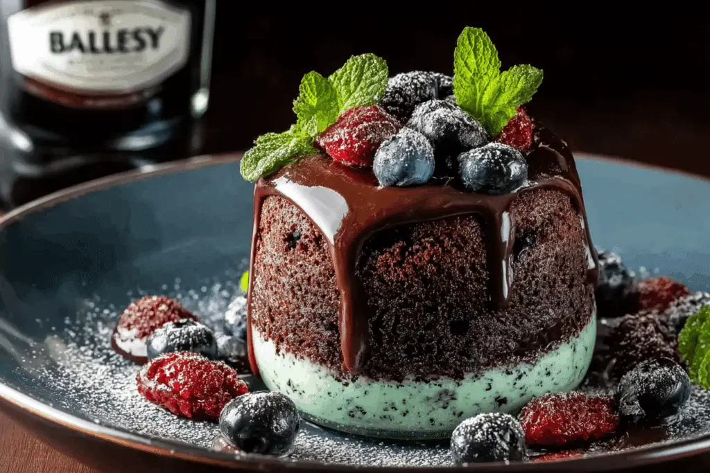 Baileys Chocolate Mint Pudding