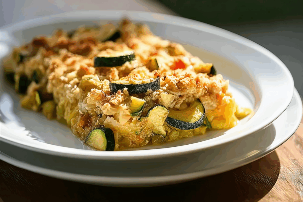 Savory Garden Zucchini Casserole