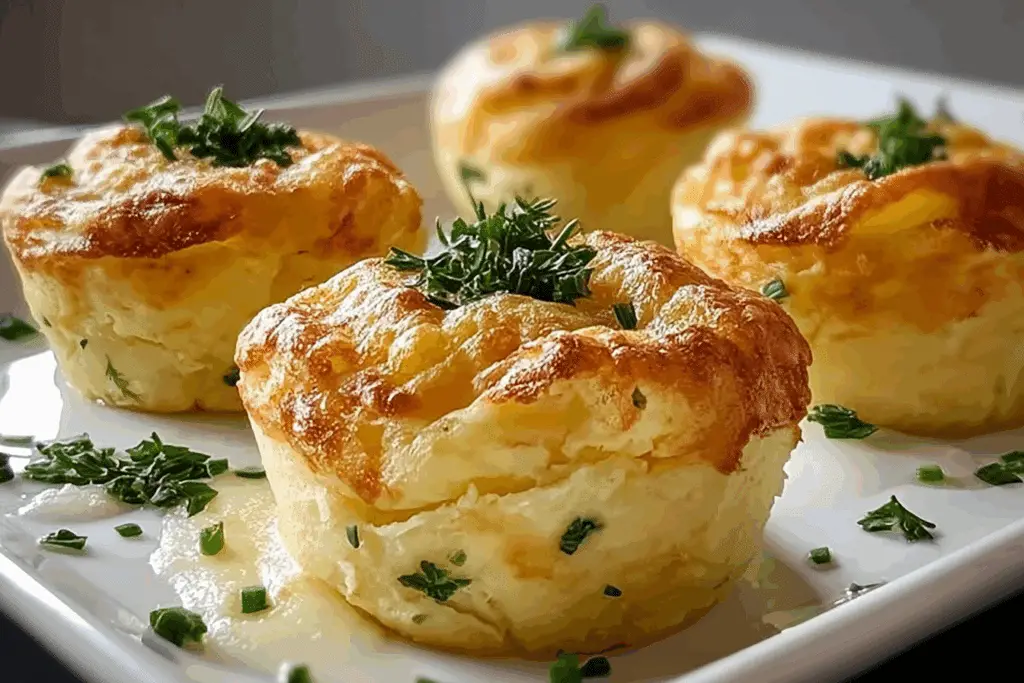 Cheesy Mashed Potato Puffs