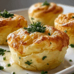 Cheesy Mashed Potato Puffs