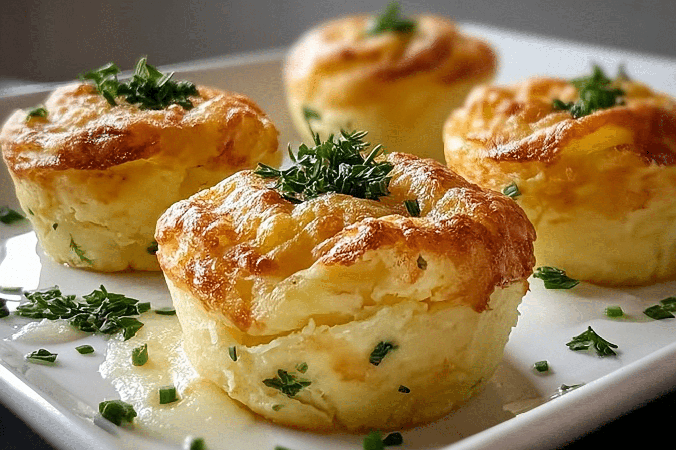 Cheesy Mashed Potato Puffs