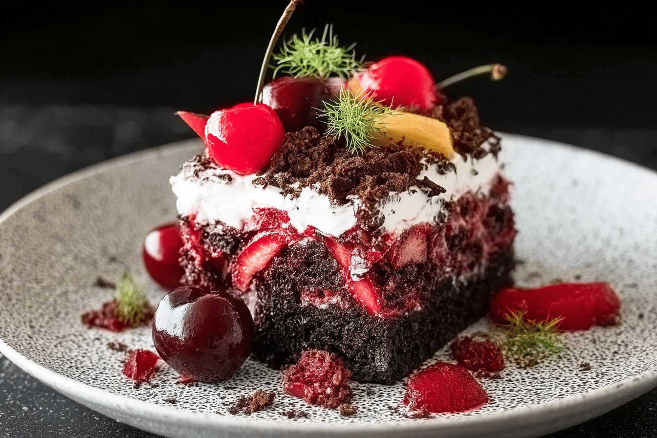 Black Forest Poke Cake