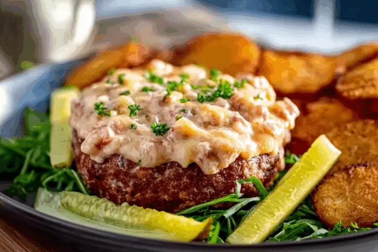 Dill Pickle Cheeseburger Mozzarella Bombs