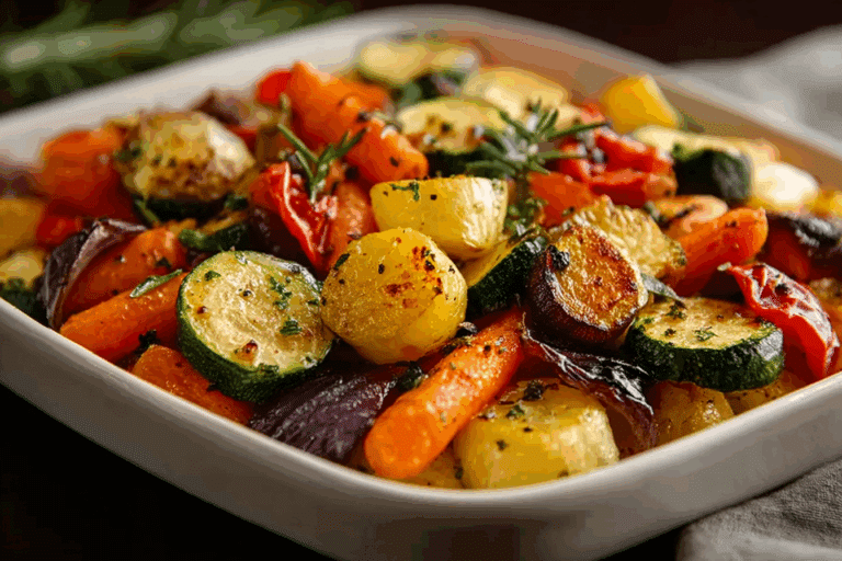 Garlic Herb Roasted Veggies