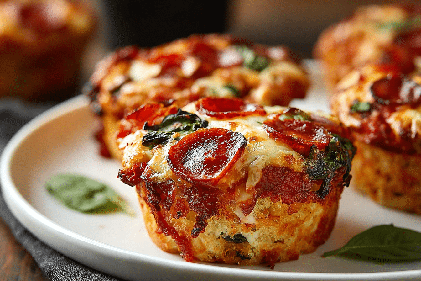 Deep Dish Pizza Cupcakes