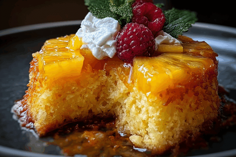 Juicy Pineapple Heaven Cake