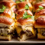 Pull Apart Cheeseburger Sliders
