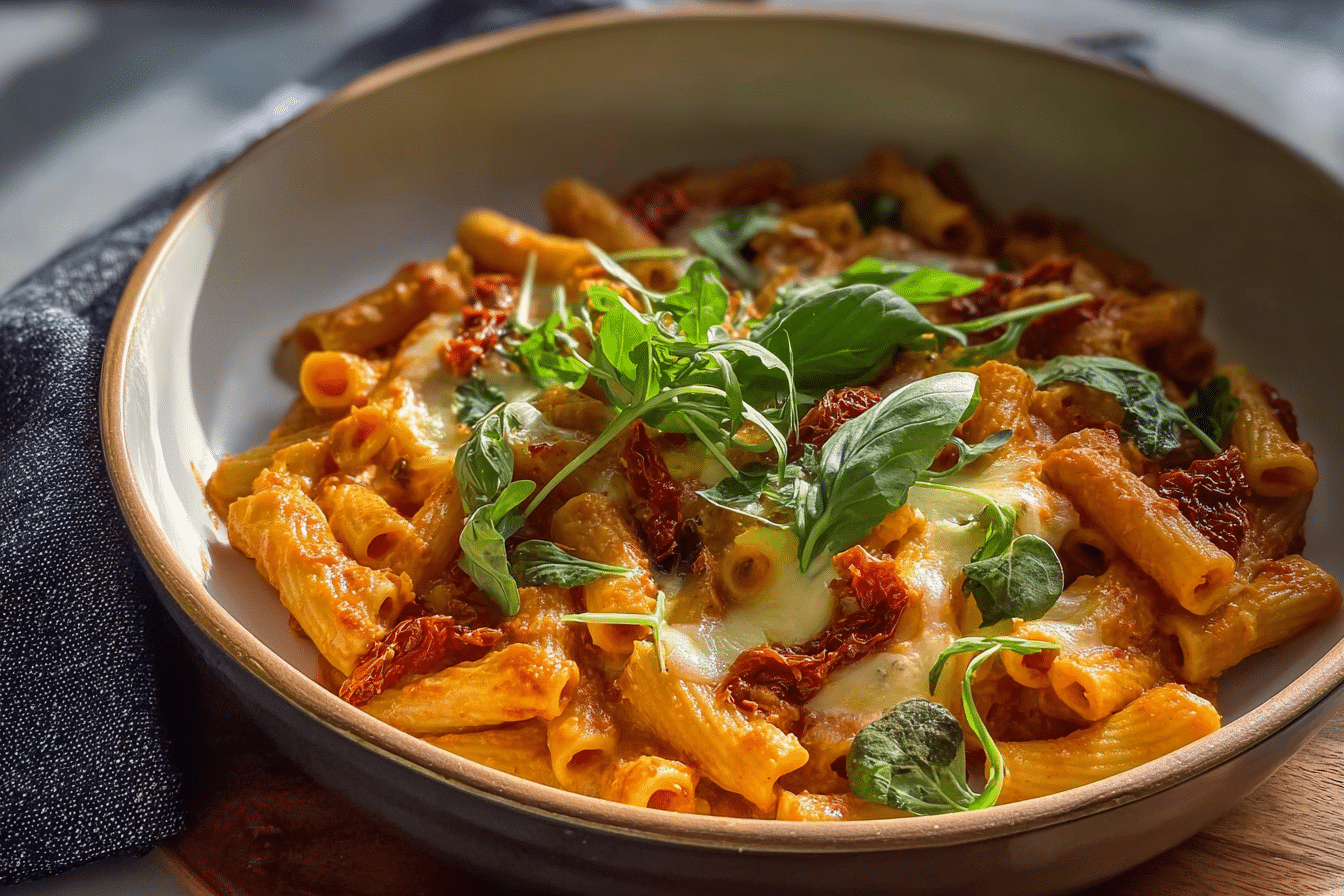 Quick Sun-Dried Tomato Pasta