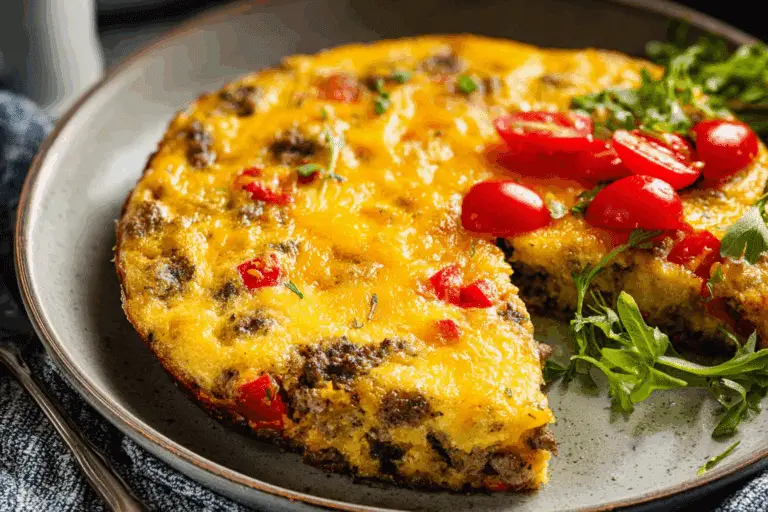 Cheeseburger Frittata