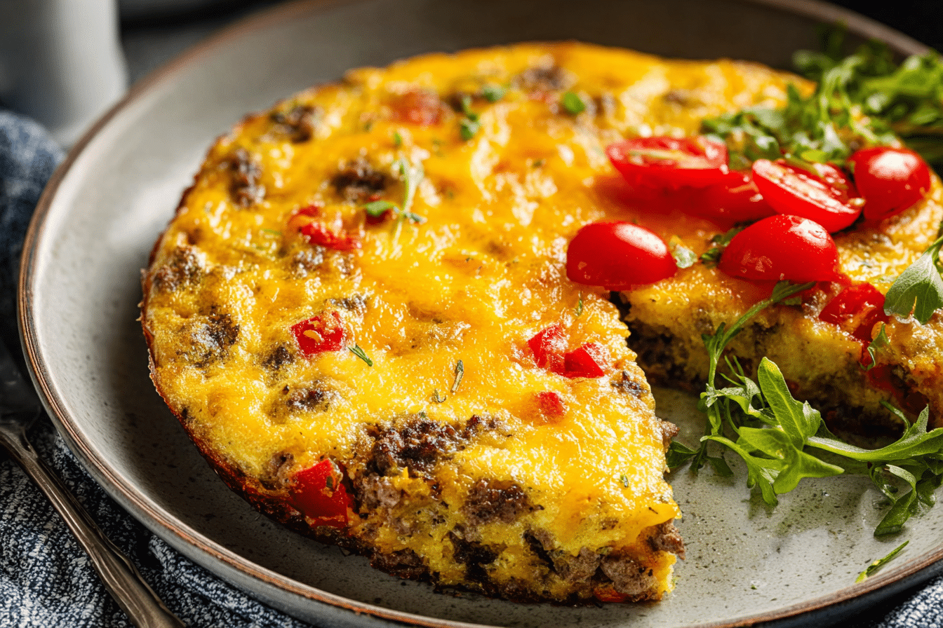 Cheeseburger Frittata