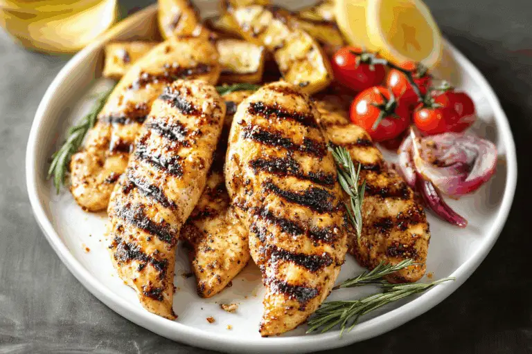 Grilled Honey Mustard Chicken Tenders
