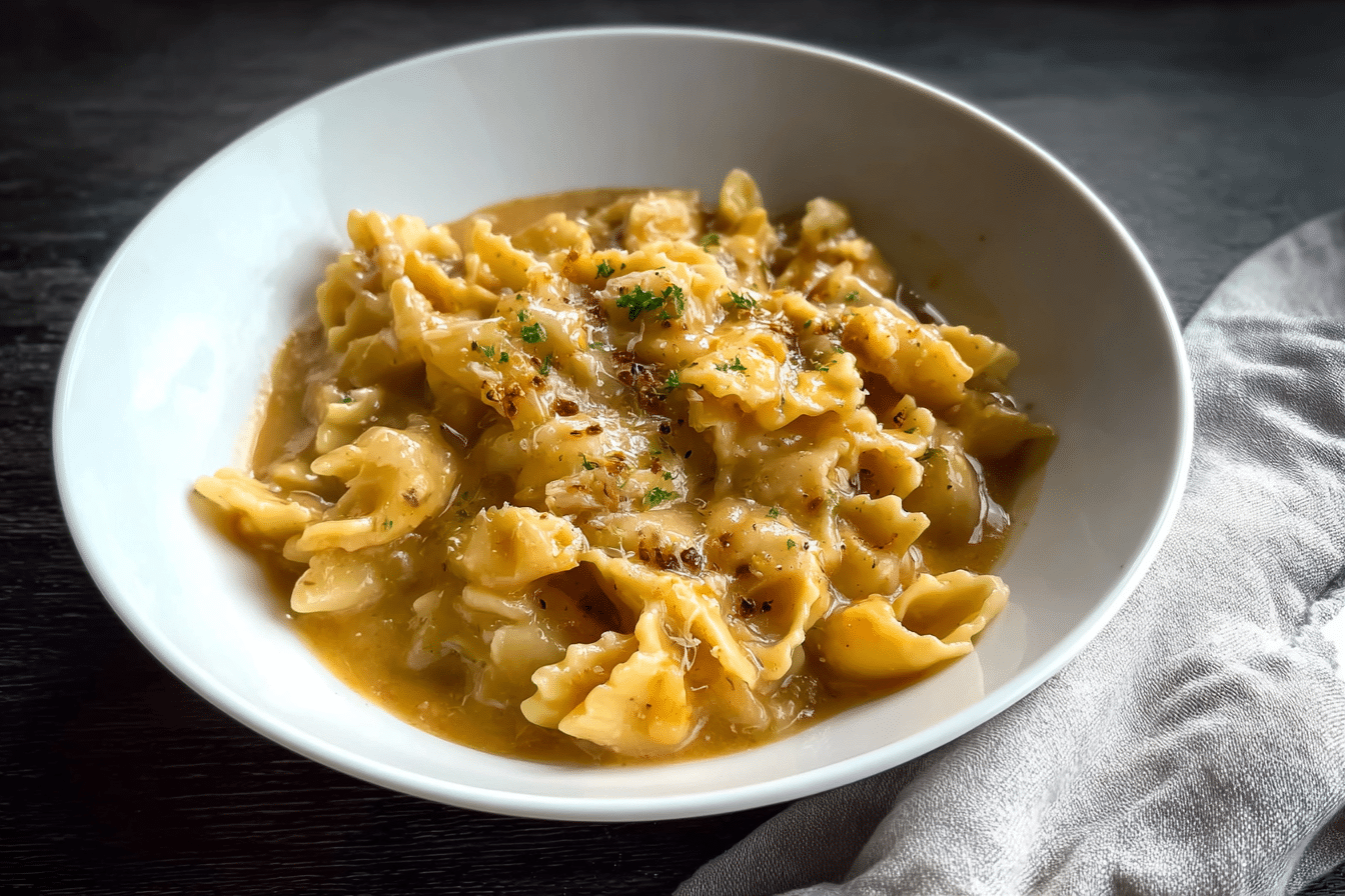 French Onion Pasta