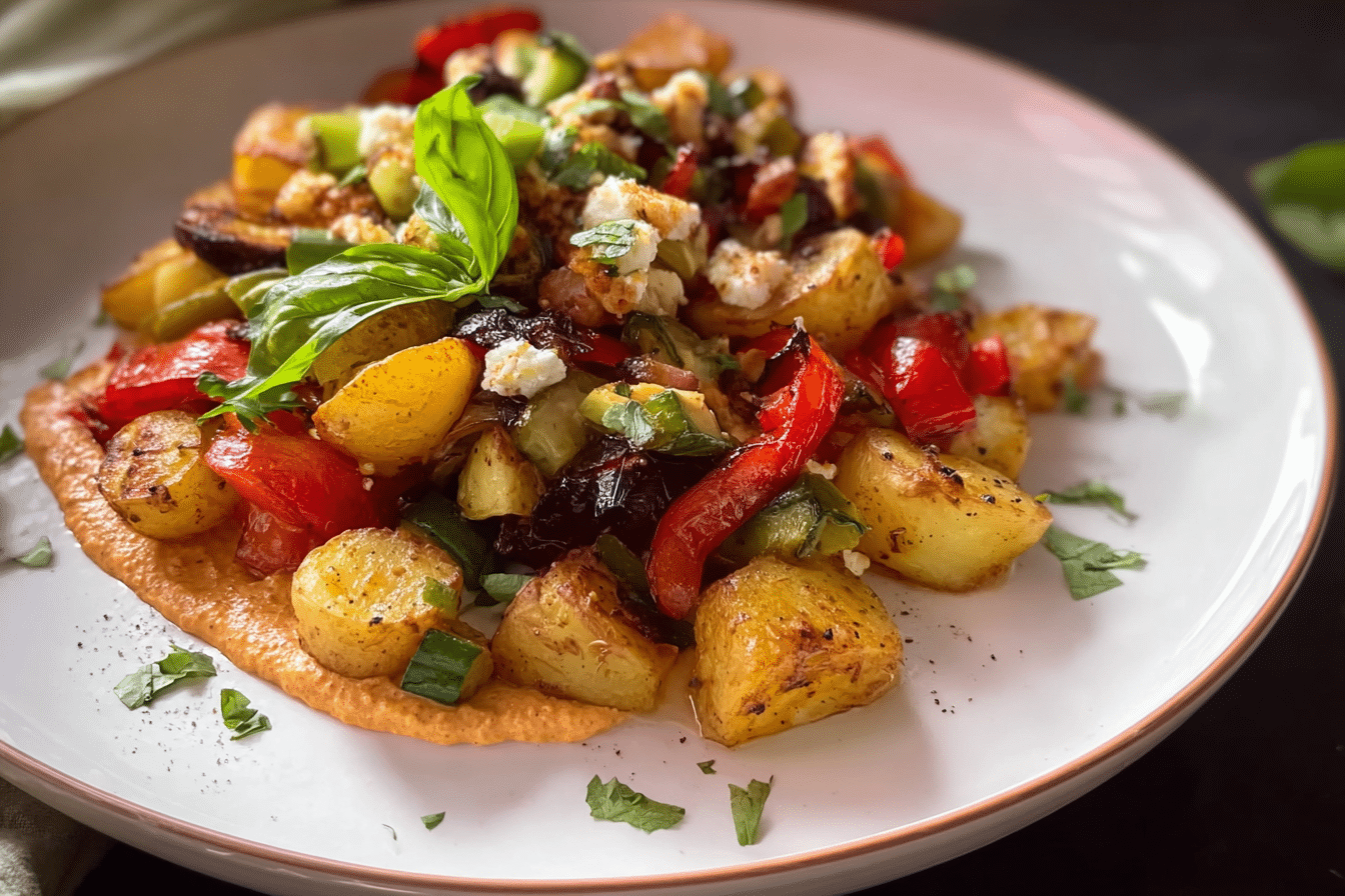 Sheet Pan Mediterranean Potatoes and Vegetables