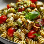 Chicken Caprese Pasta Salad