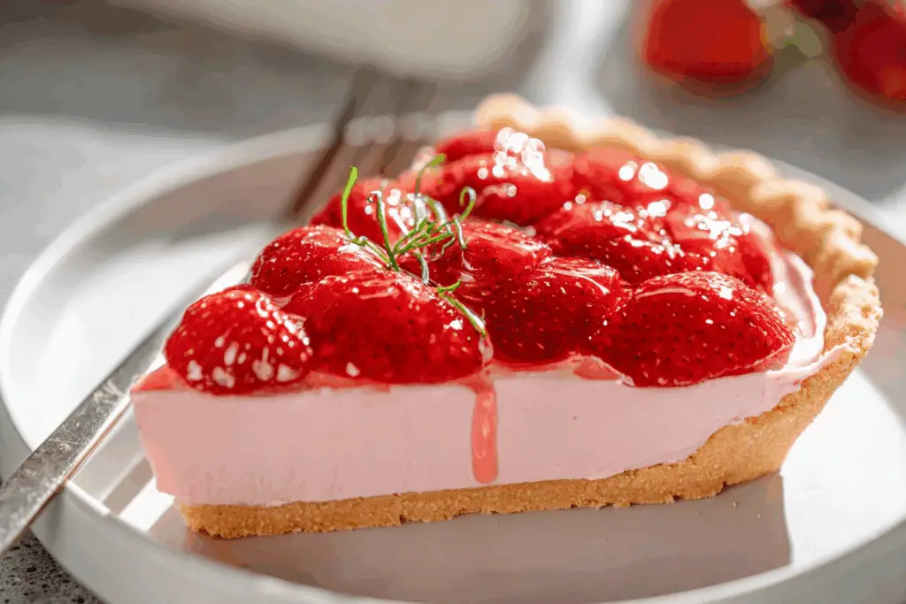 No Bake Strawberry Pie