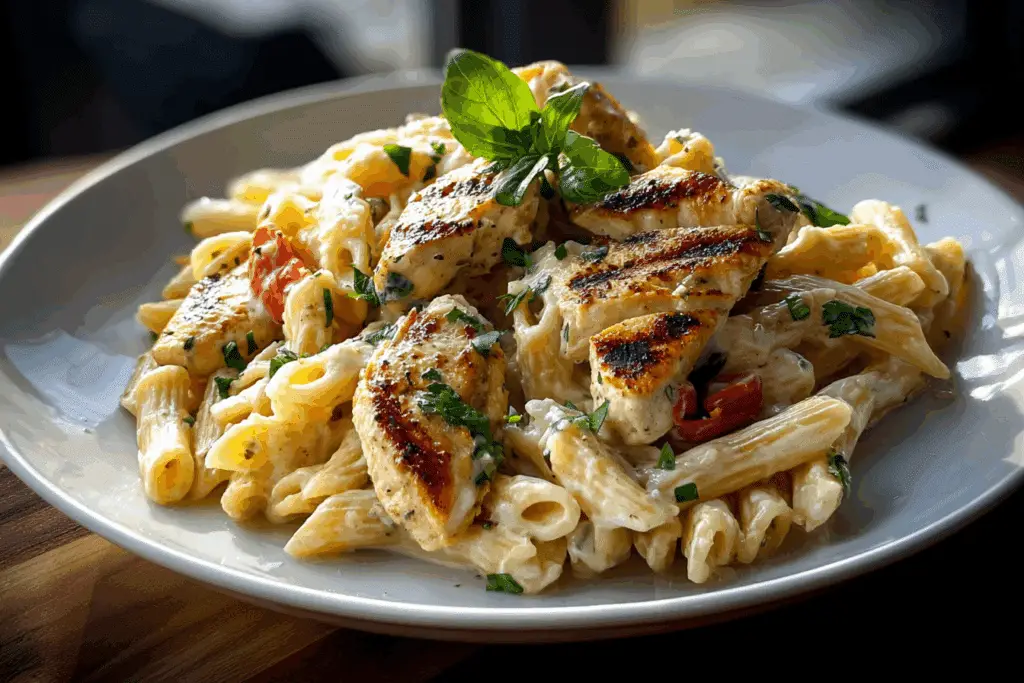 Creamy Garlic Parmesan Chicken Pasta