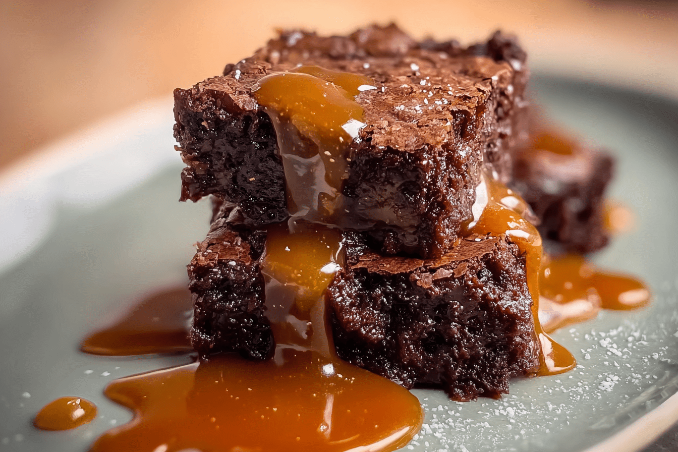 Salted Caramel Brownies