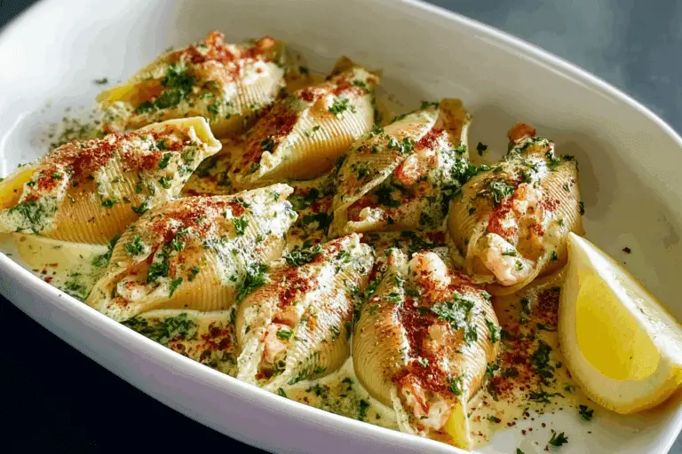 Seafood Stuffed Shells