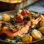 Creamy Salmon and Potato Bake