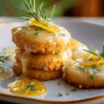 Zesty Rosemary-Lemon Shortbread with a Salted Glaze Twist