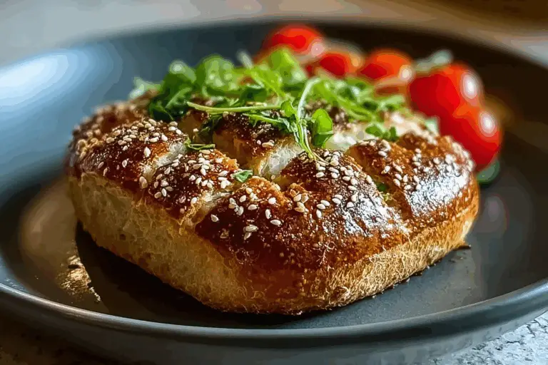 Sesame Bread – Soft, Fluffy & No Oven Needed!
