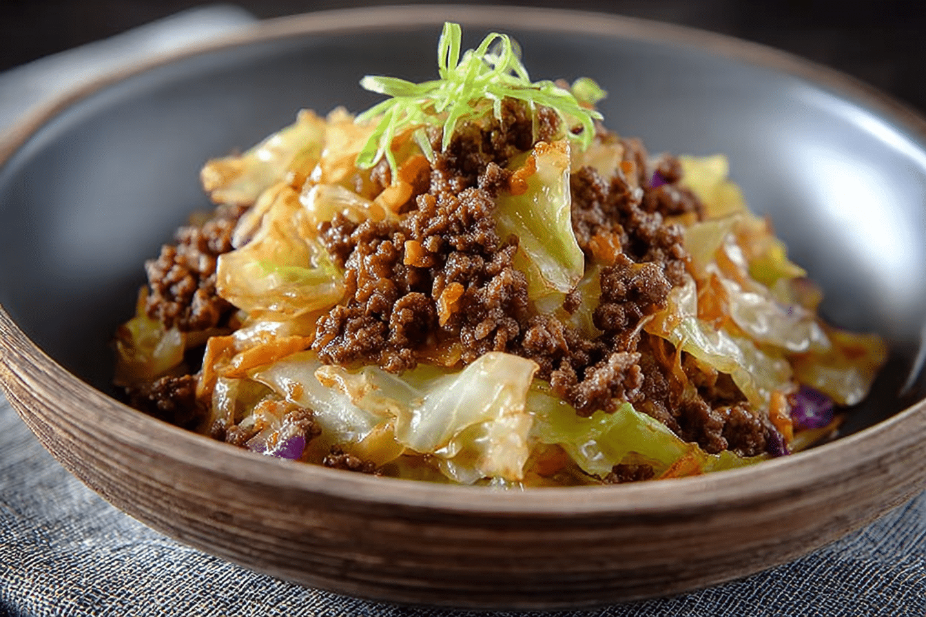 Cabbage and Ground Beef
