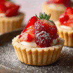 Strawberry Sugar Cookie Cups