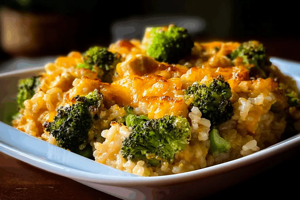 Scrumptious Chicken Broccoli Rice Casserole