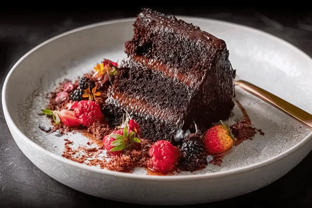 Oil-Based Moist Chocolate Cake