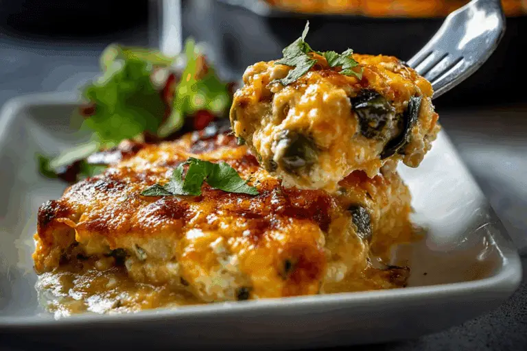 Poblano Pepper and Cheese Casserole