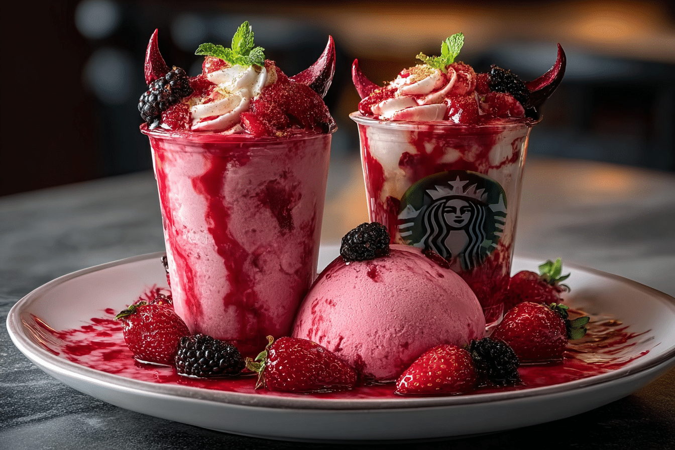 Velvet Fang Strawberry Mocha Frappuccino