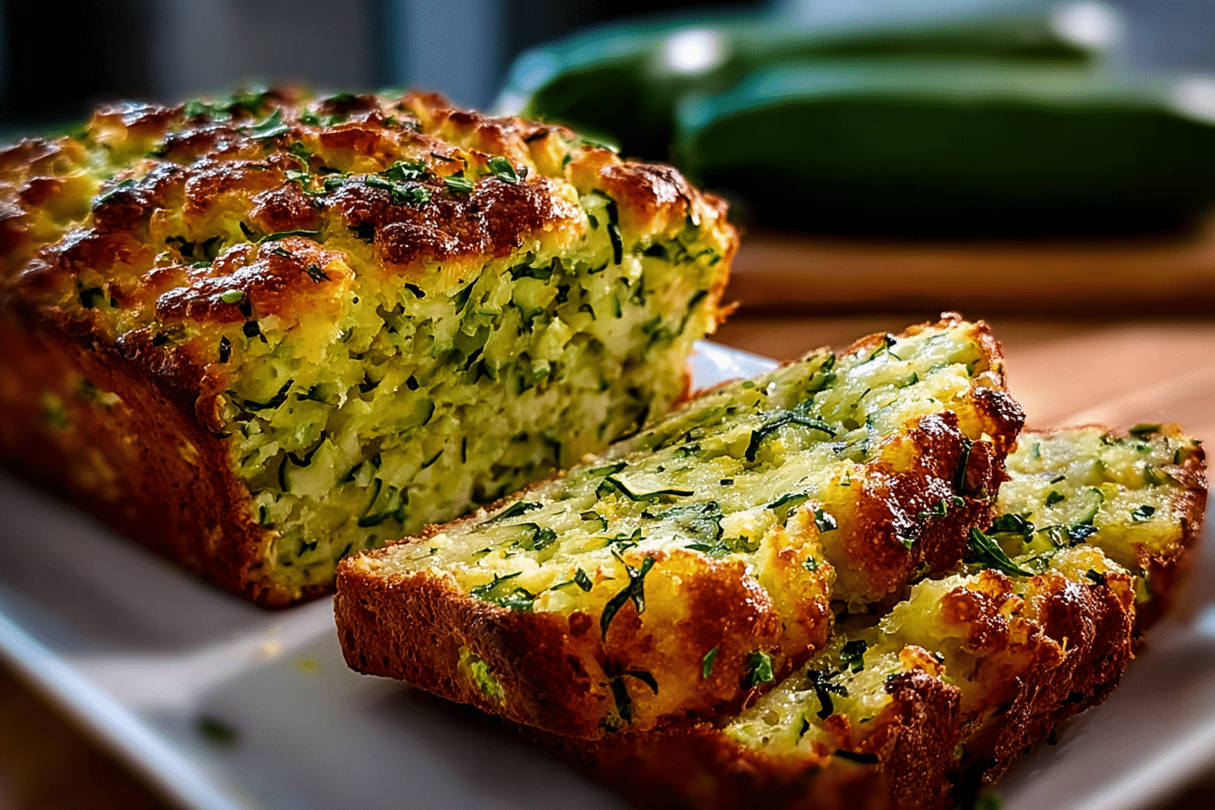 Moist Zucchini Cheese Bread for Comfort Baking