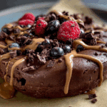 Lighter Chocolate Cottage Cheese Cheesecake