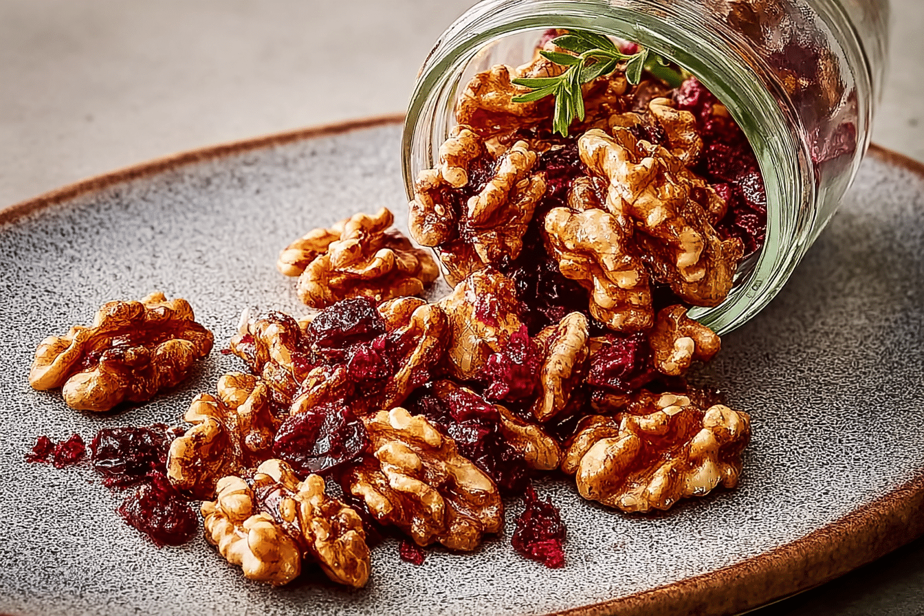 Spiced Roasted Walnuts