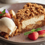 Apple Crumble Cheesecake