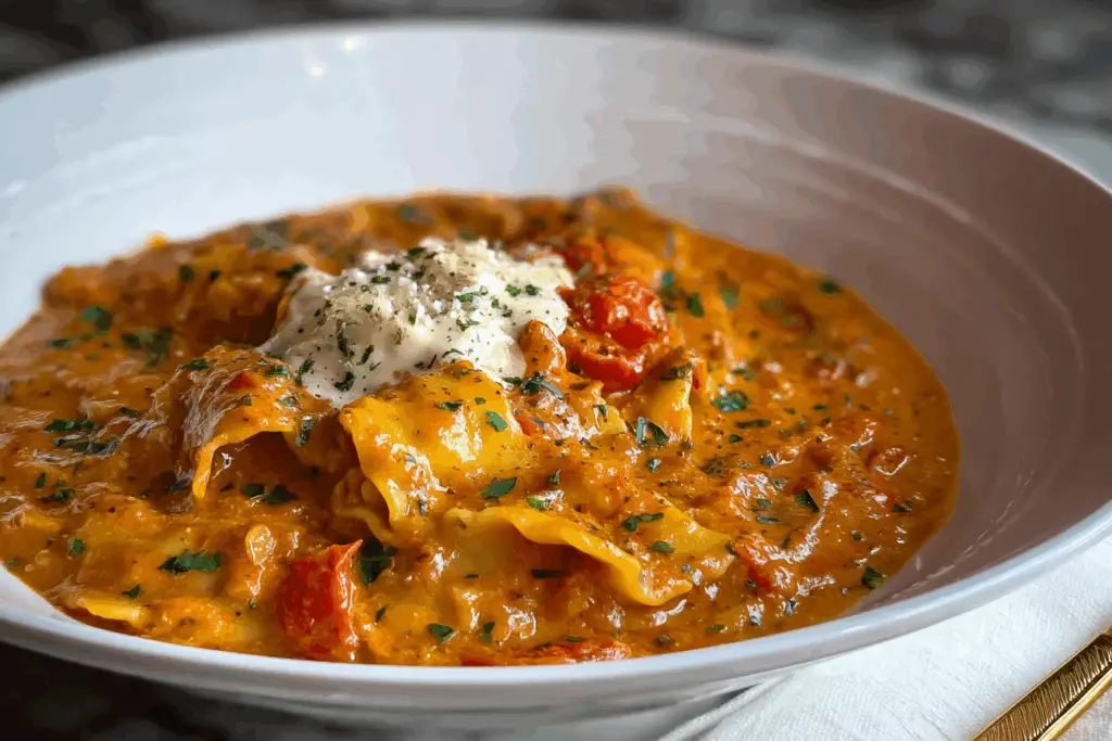 Creamy Lasagna Soup Recipe