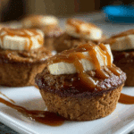 Salted Caramel Banana Muffins