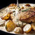 Dutch Oven Creamy Ranch Chicken and Potatoes