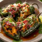 Chorizo-Stuffed Poblano Peppers