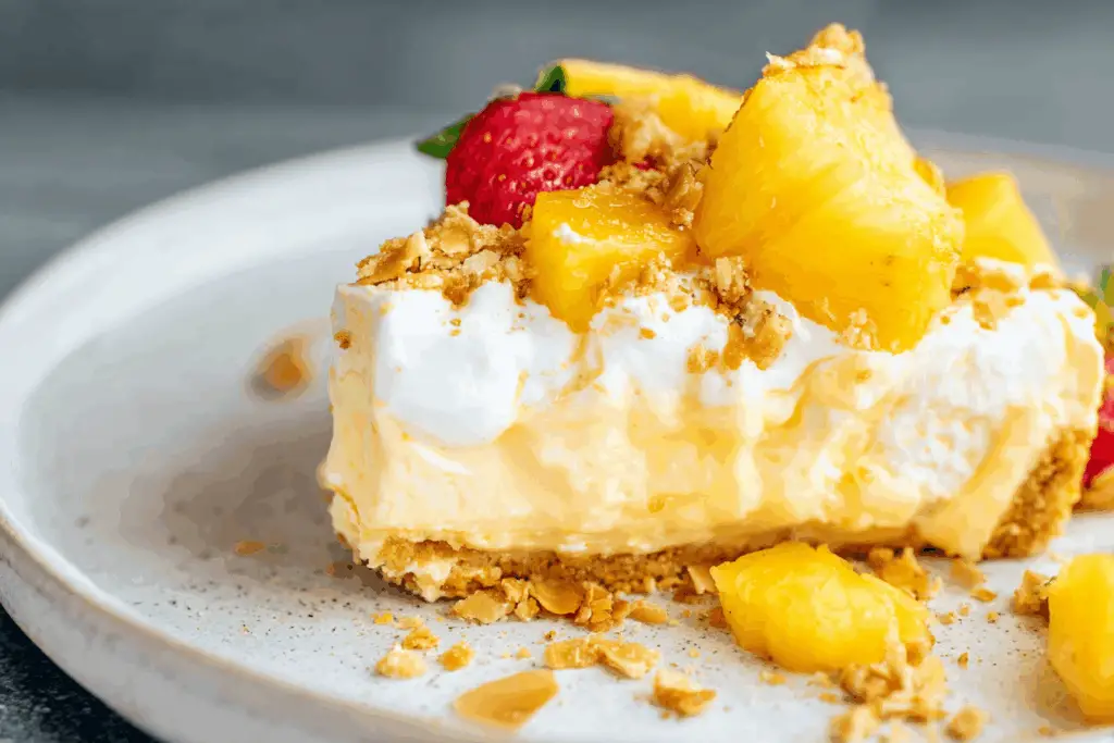 No Bake Pineapple Pie