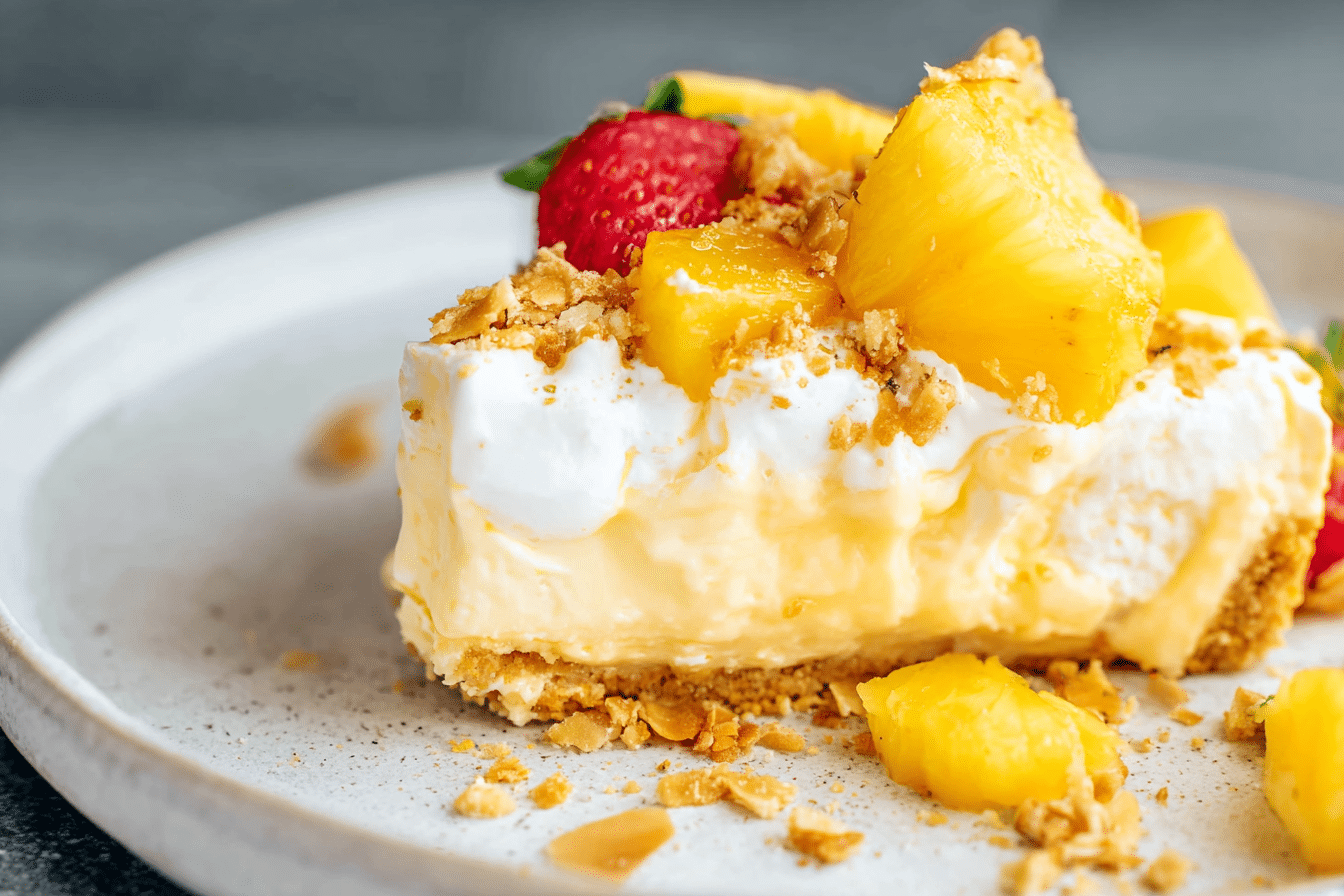 No Bake Pineapple Pie