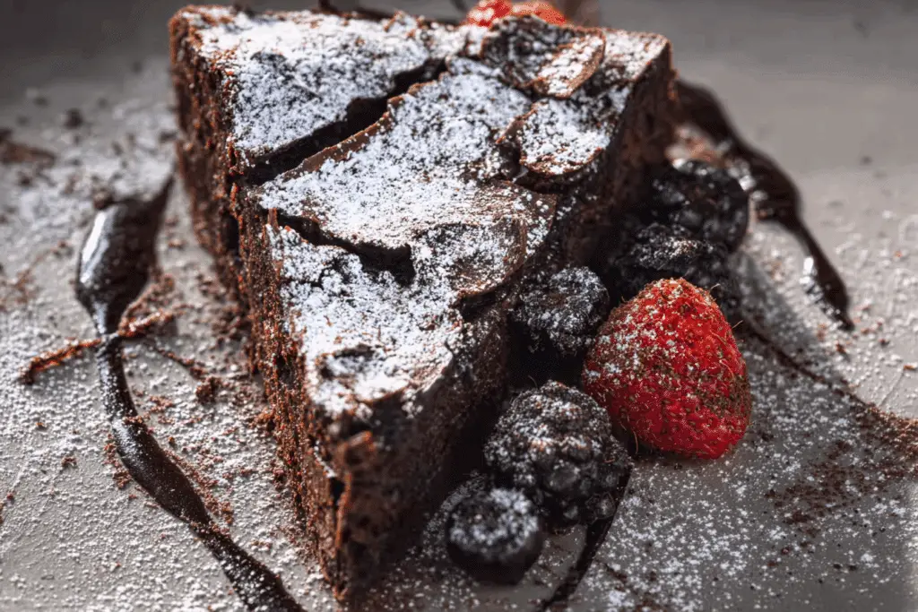 Flourless Belgian Chocolate Cake