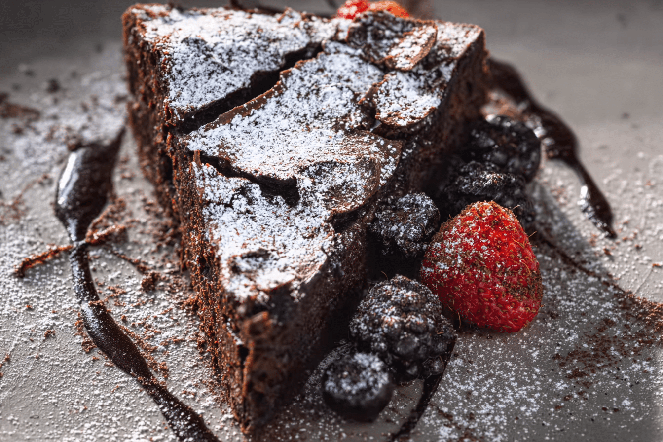 Flourless Belgian Chocolate Cake